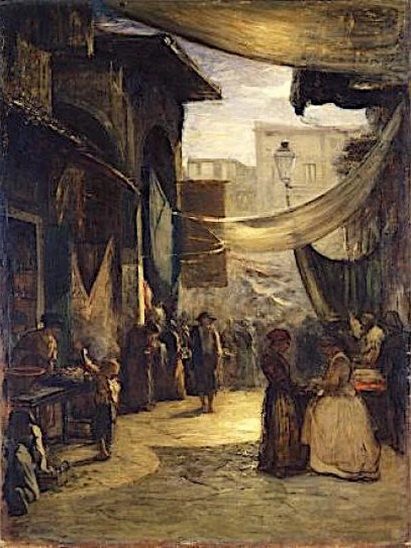 Mercato Vecchio di Firenze, 1867 - Galleria Civica d’Arte Moderna e Contemporanea, Torino